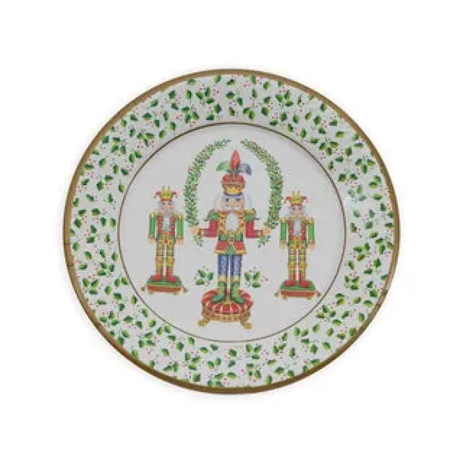 Nutcracker Christmas Dinner Plates - 8 Per Package