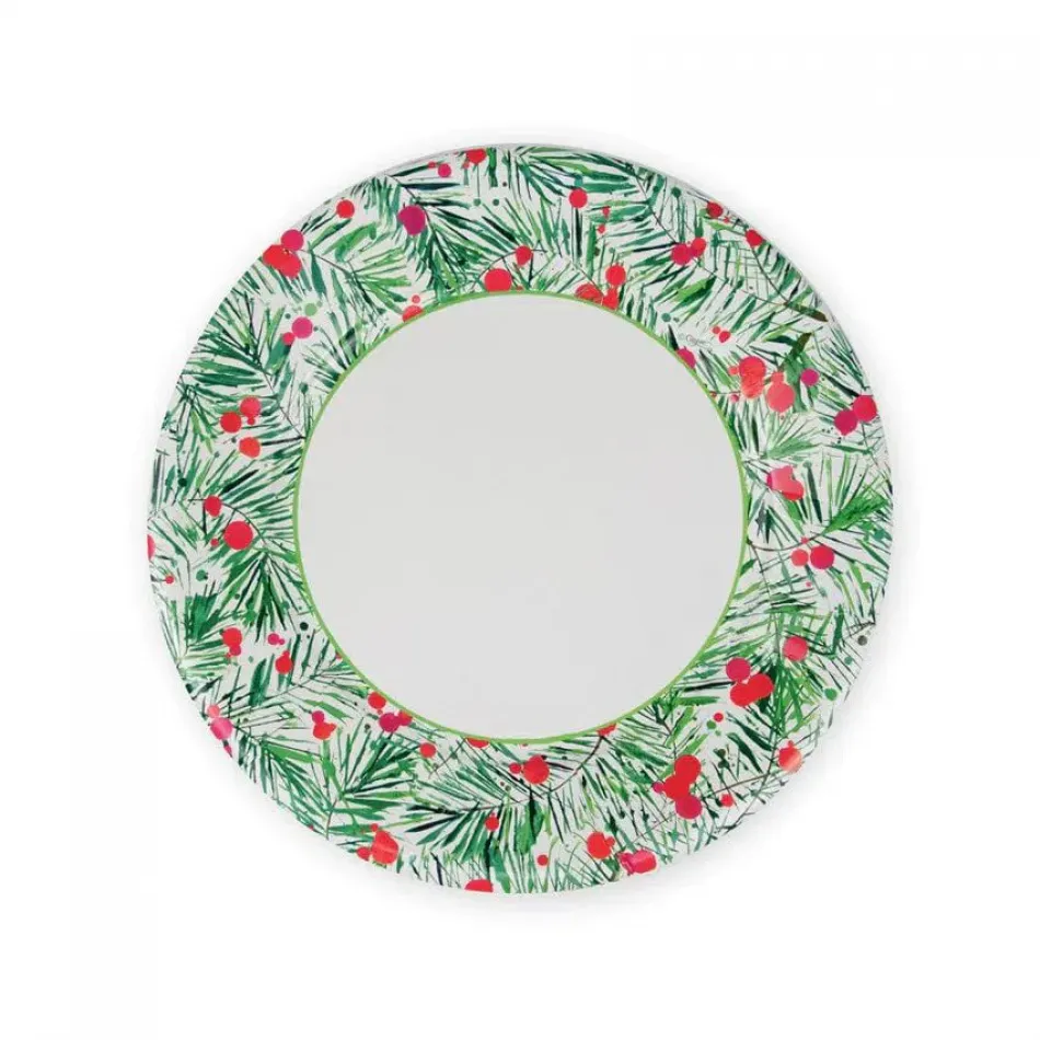 Modern Pine Paper Dinner Plates, 8 per Pack