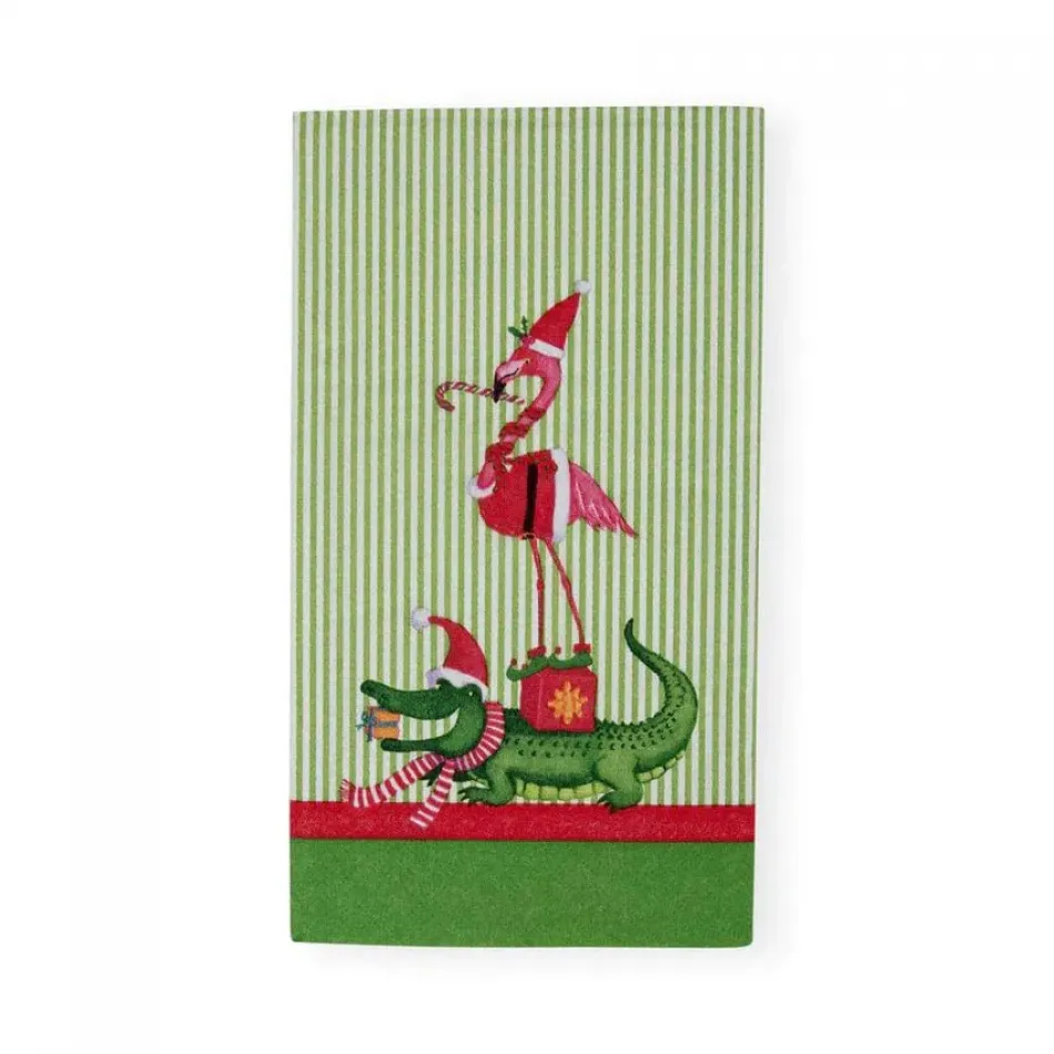 Zooey Christmas Paper Guest Towel/Buffet Napkins, 15 per Pack