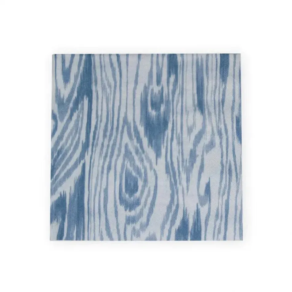 Woodgrain Stone Blue Paper Dinner Napkins, 20 per Pack