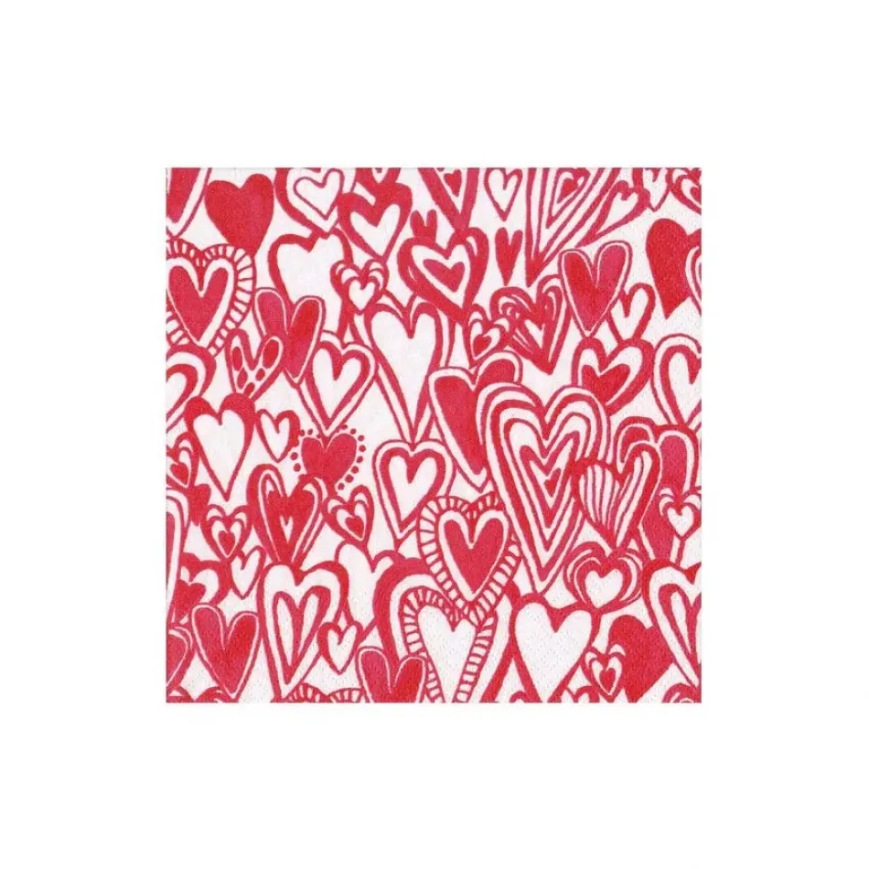 Groovy Love Paper Cocktail Napkins, 20 per Pack