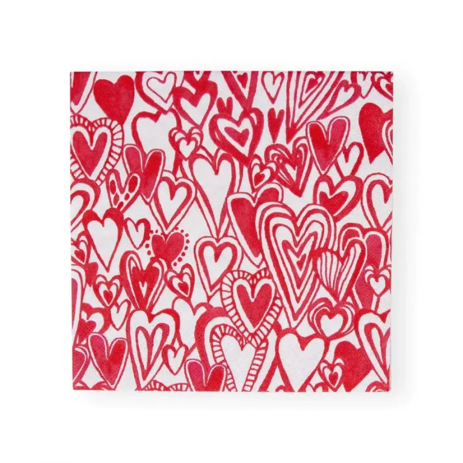 Groovy Love Paper Luncheon Napkins, 20 per Pack