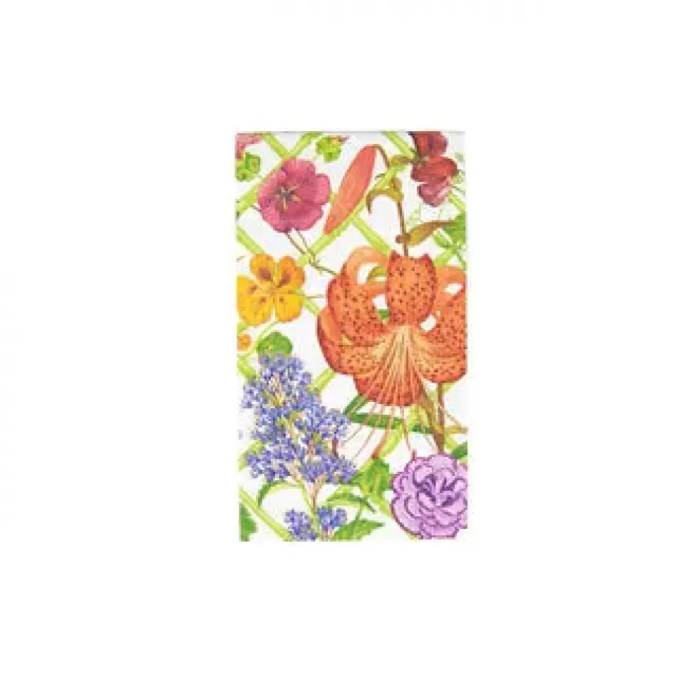 Floral Trellis Guest Towel Napkins - 15 Per Package