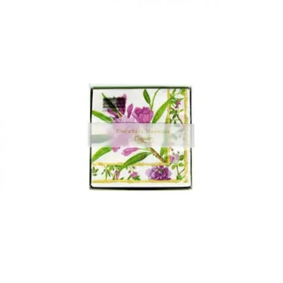 Wellington Ivory Boxed Cocktail Napkins - 40 Per Box