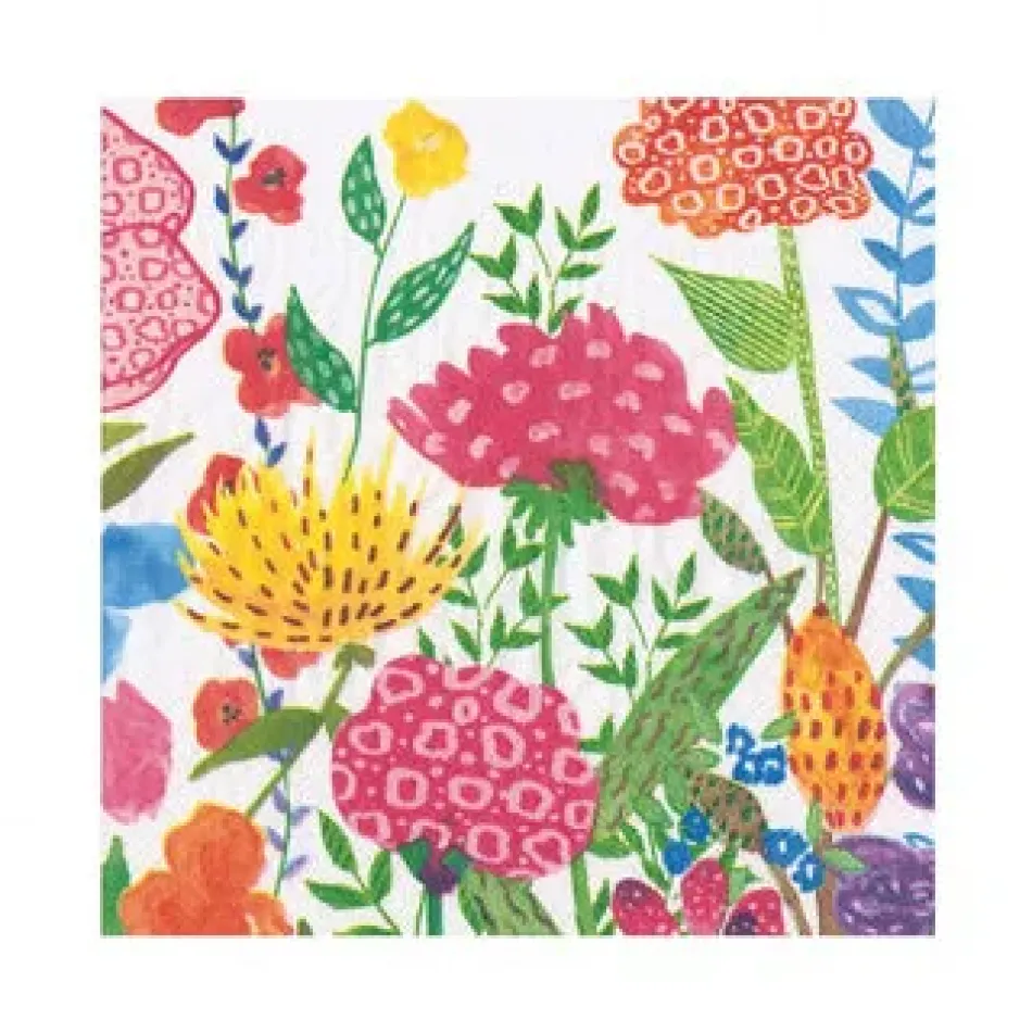 Cottage Floral Luncheon Napkins - 20 Per Package