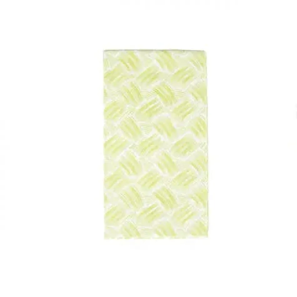 Basketry Moss Green Paper Linen Guest Towel Napkins - 12 Per Package