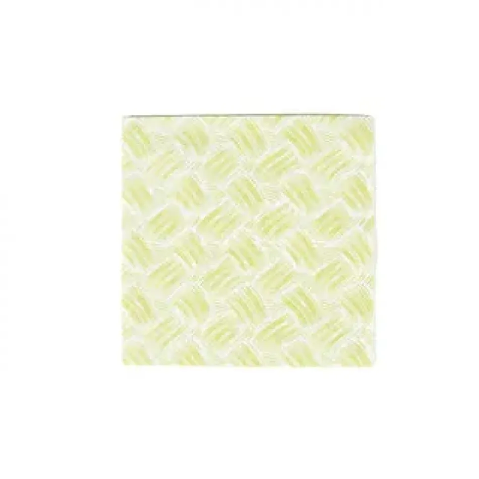 Basketry Moss Green Paper Linen Luncheon Napkins - 15 Per Package