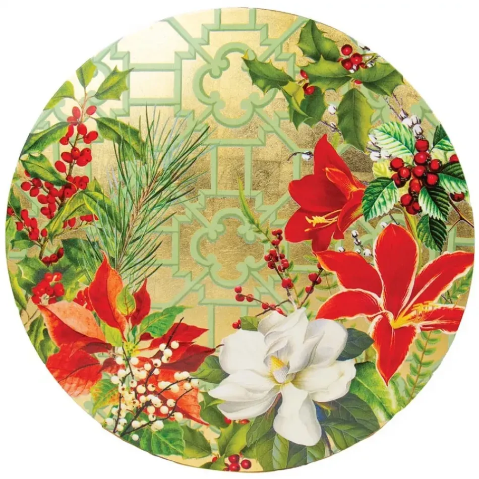 Christmas Garden Tabletop Placemat Lacquer