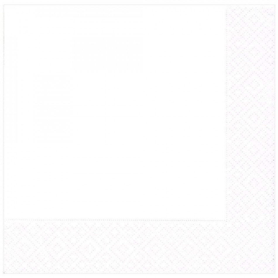 White Pearl Paper Dinner Napkins, 20 Per Pack