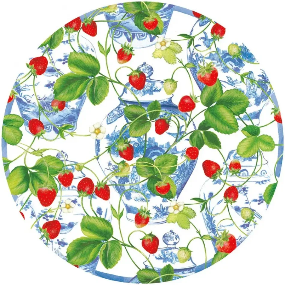 Strawberries and Cream Hardback Placemat