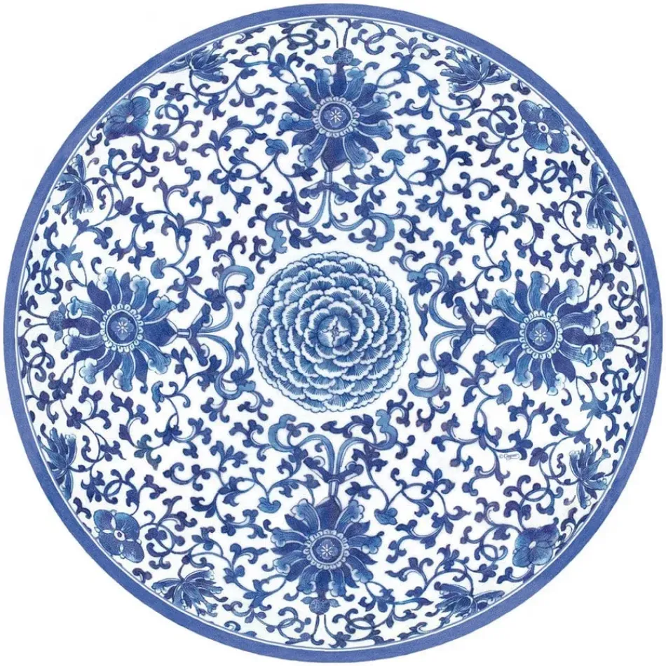 Indigo Garden Blue/White Hardback Placemat