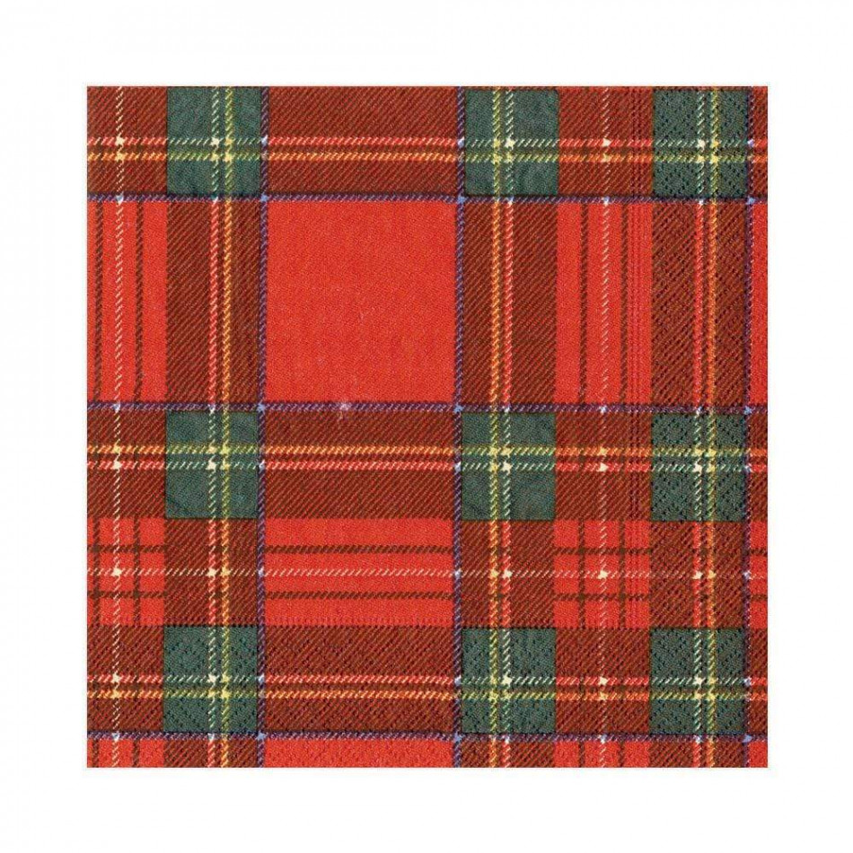 Royal Plaid Paper Luncheon Napkins, 20 Per Pack