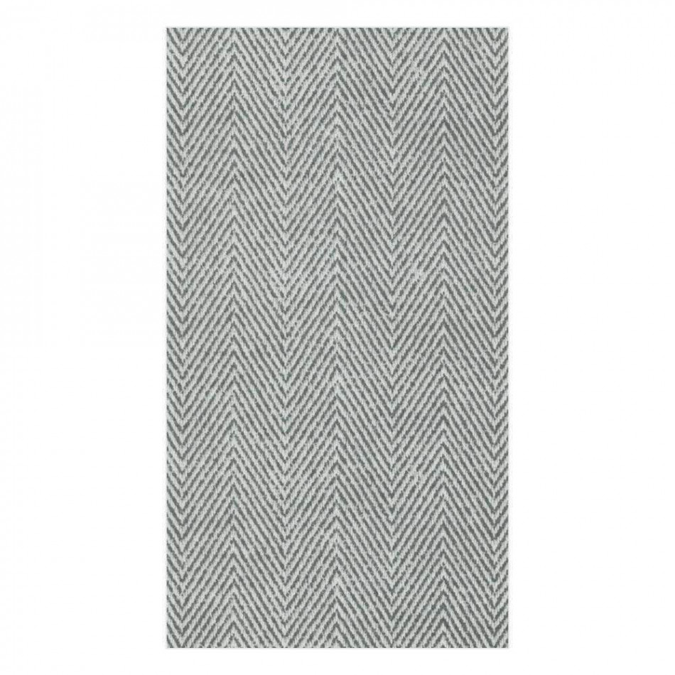 Jute Paper Linen Guest Towel/Buffet Napkins Charcoal, 12 Per Pack