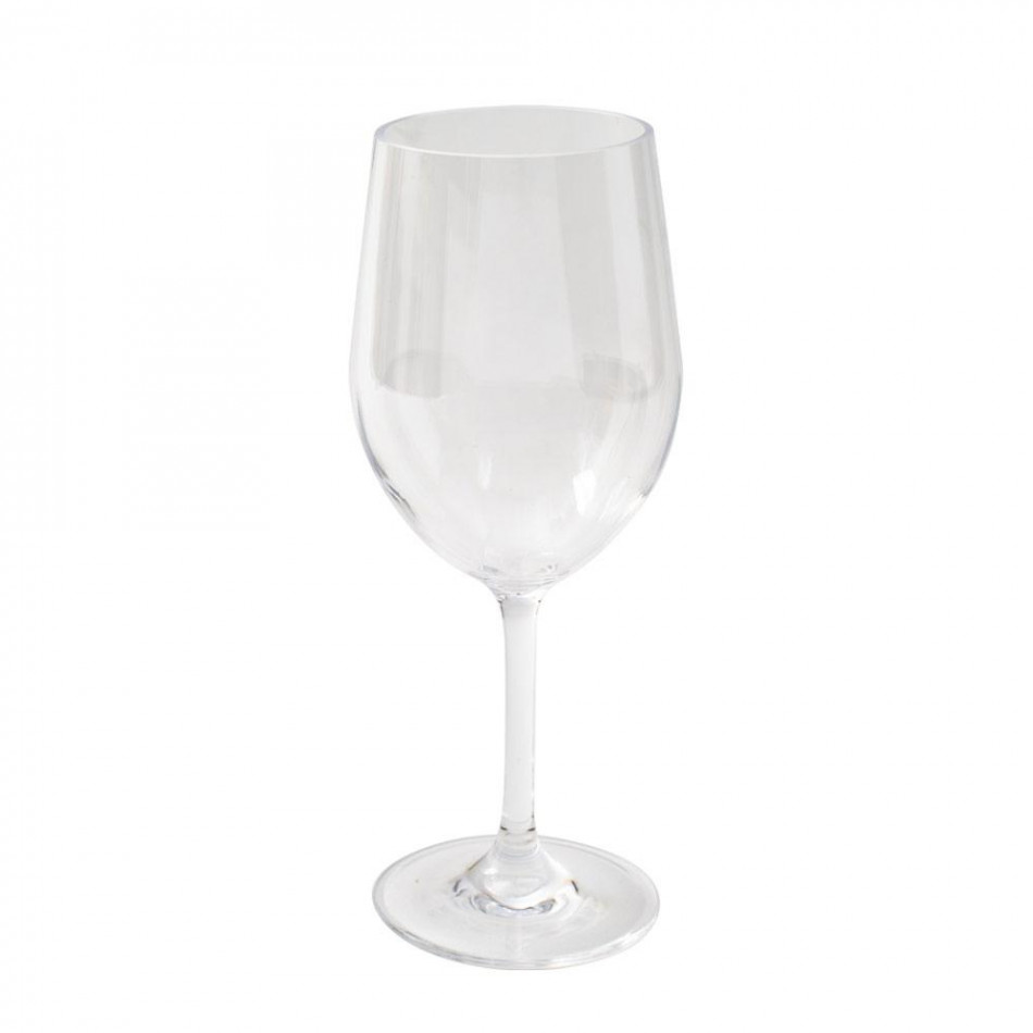 Acrylic 12 oz White Wine Glass Crystal Clear