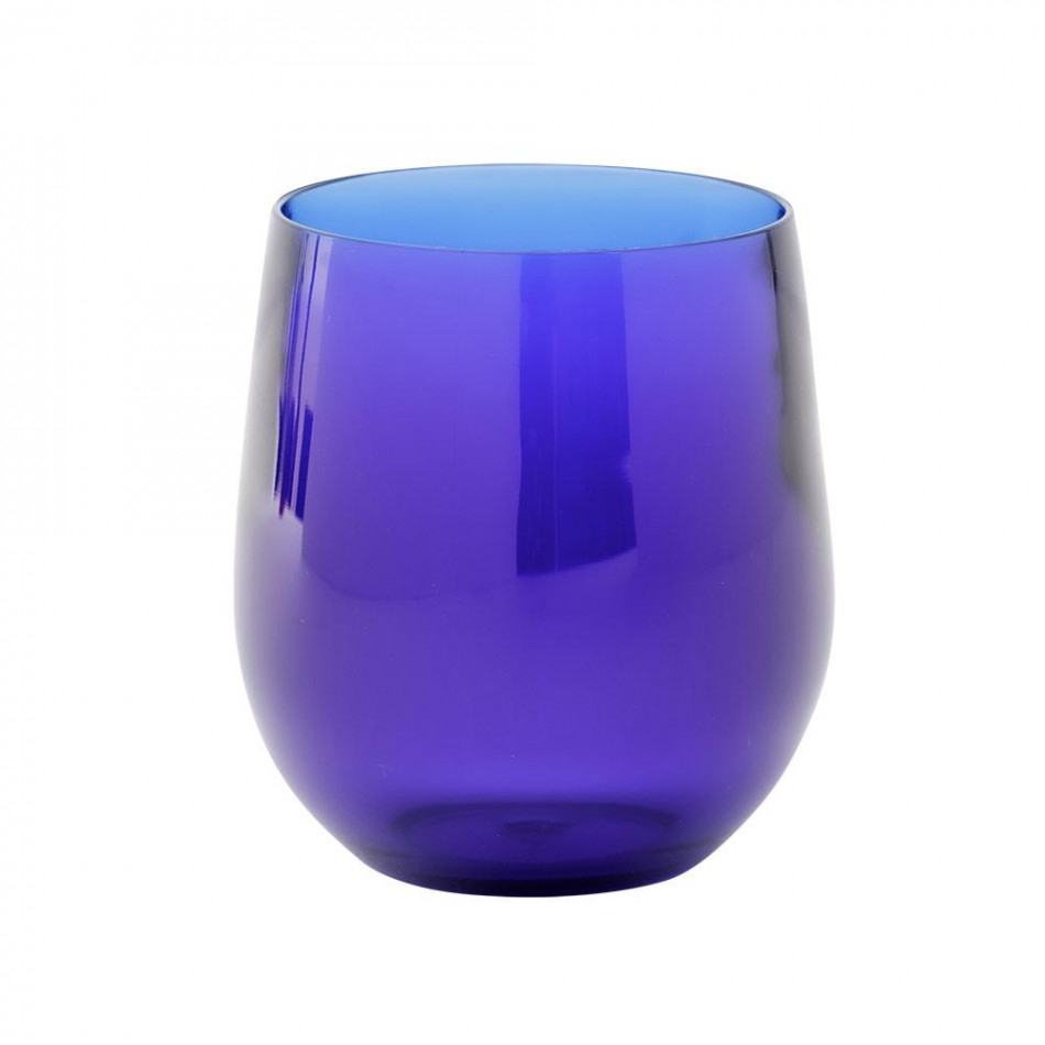 Acrylic 12 oz Tumbler Glass Cobalt