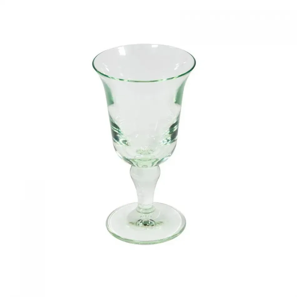 Acrylic Flared Water Glass Tall Light Green