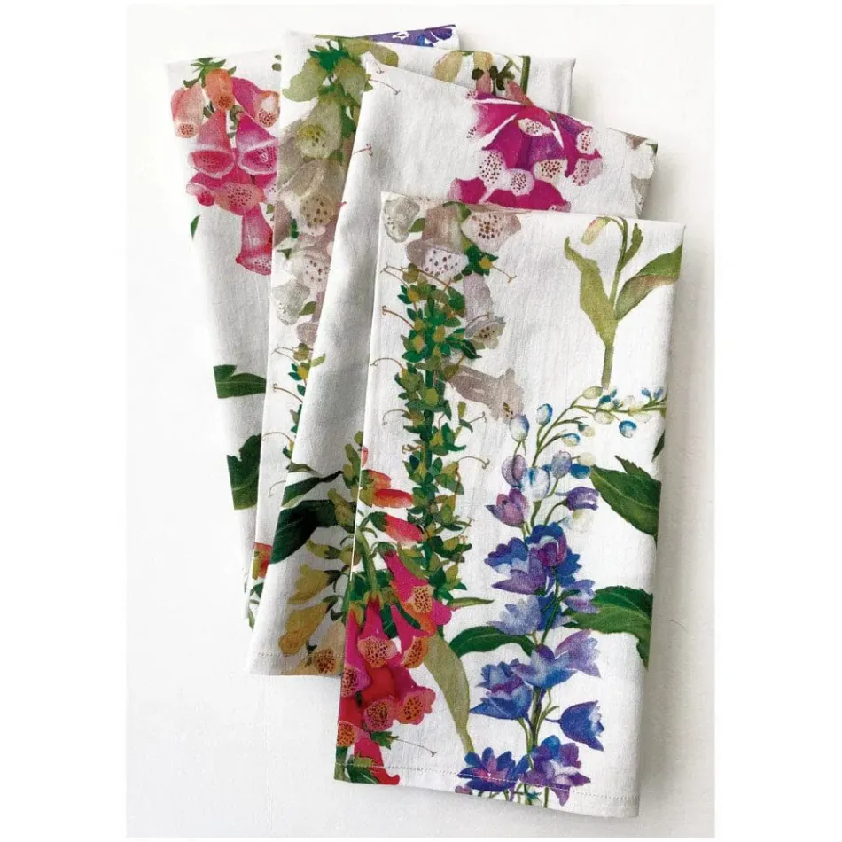 Foxgloves Cotton Napkin Set Of 4