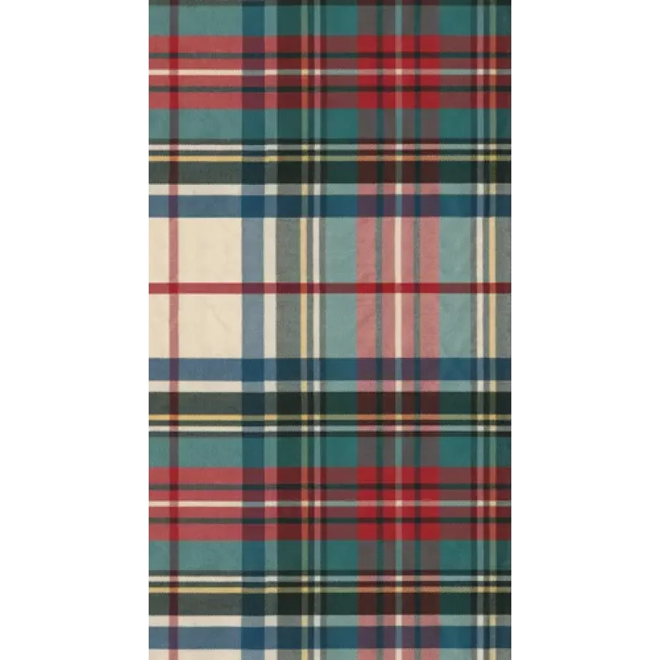 Dress Stewart Tartan Paper Guest Towel/Buffet Napkins, 15 Per Pack