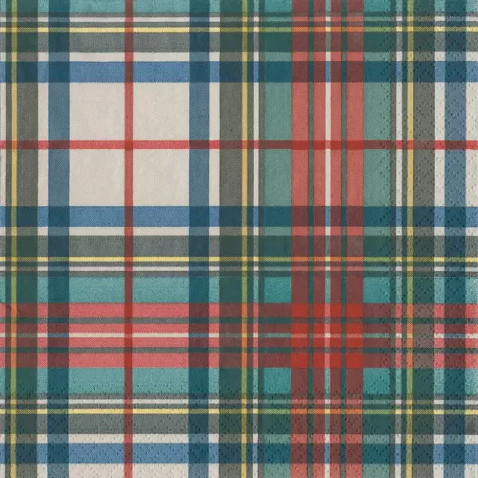 Dress Stewart Tartan Paper Luncheon Napkins, 20 Per Pack