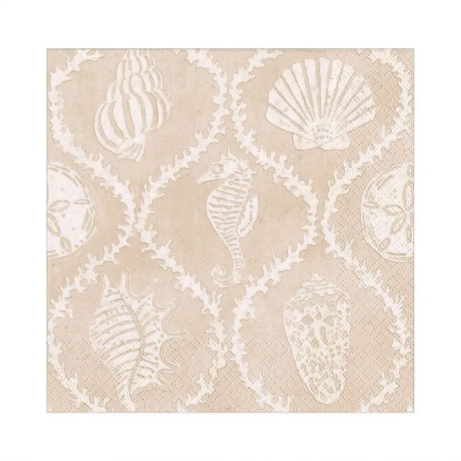 Seychelles Sand Luncheon Napkins, 20 per package