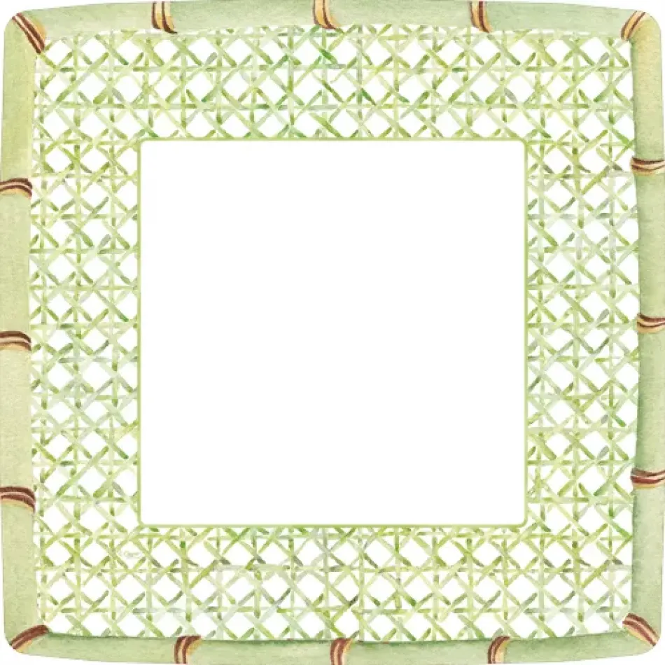 Trellis Square Paper Dinner Plates, 8 Per Pack