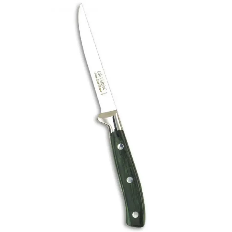 Chateaubriand Wood Green 6 Steak Knives Prestige Box