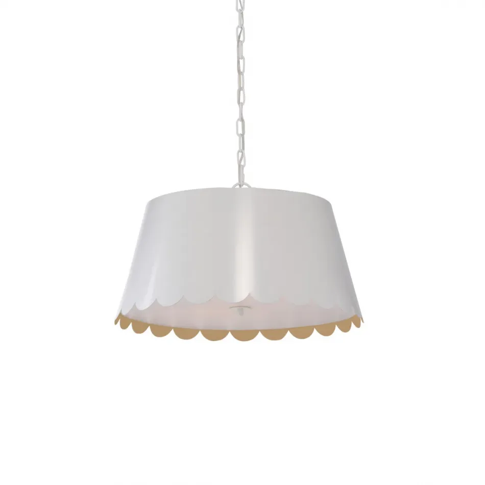 Mirasol Pendant White Small by Meg Braff