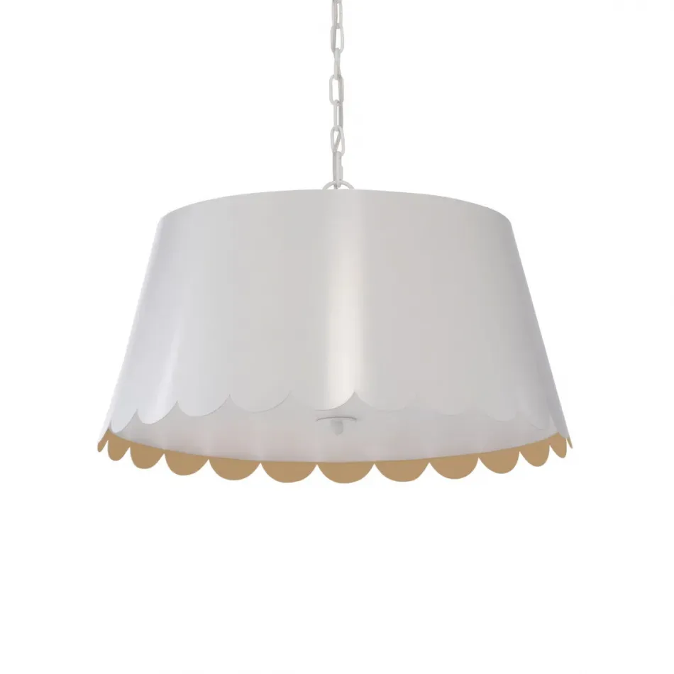 Mirasol Pendant White Large by Meg Braff