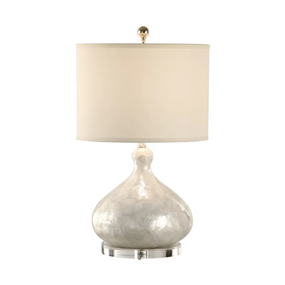 Capiz Shell Bottle Lamp