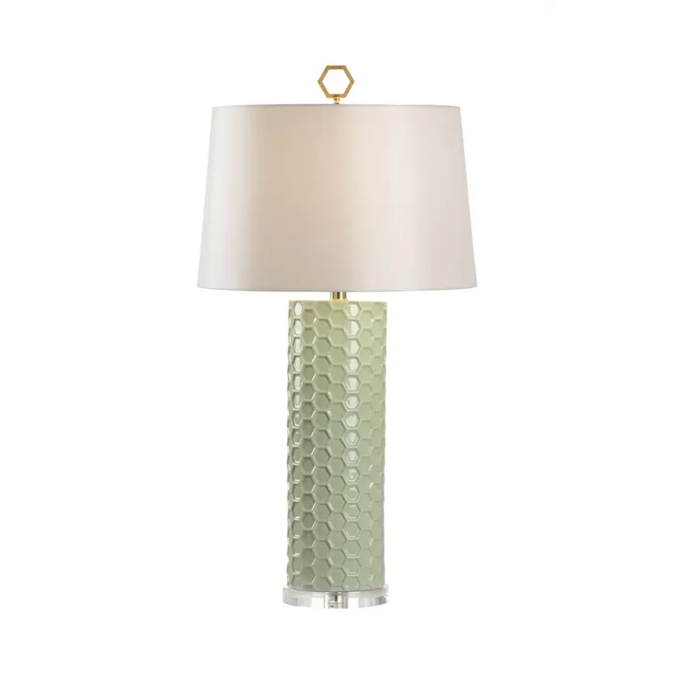 April Honeycomb Lamp Pistachio
