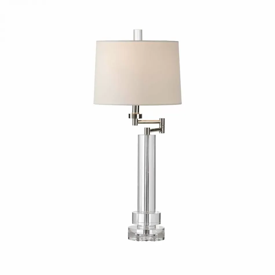 Graduated Rounds Crystal Lamp