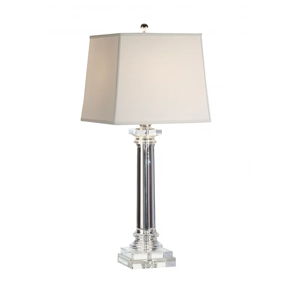 Round Crystal Column Lamp