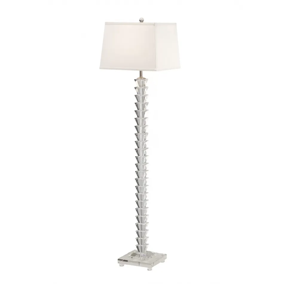 Stacked Crystals Floor Lamp