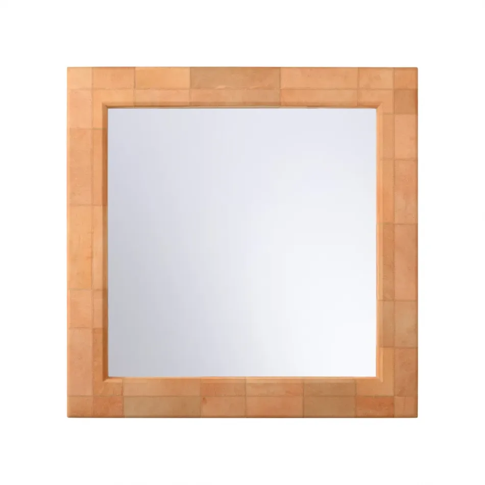 Taurus Tan Wall Square Mirror