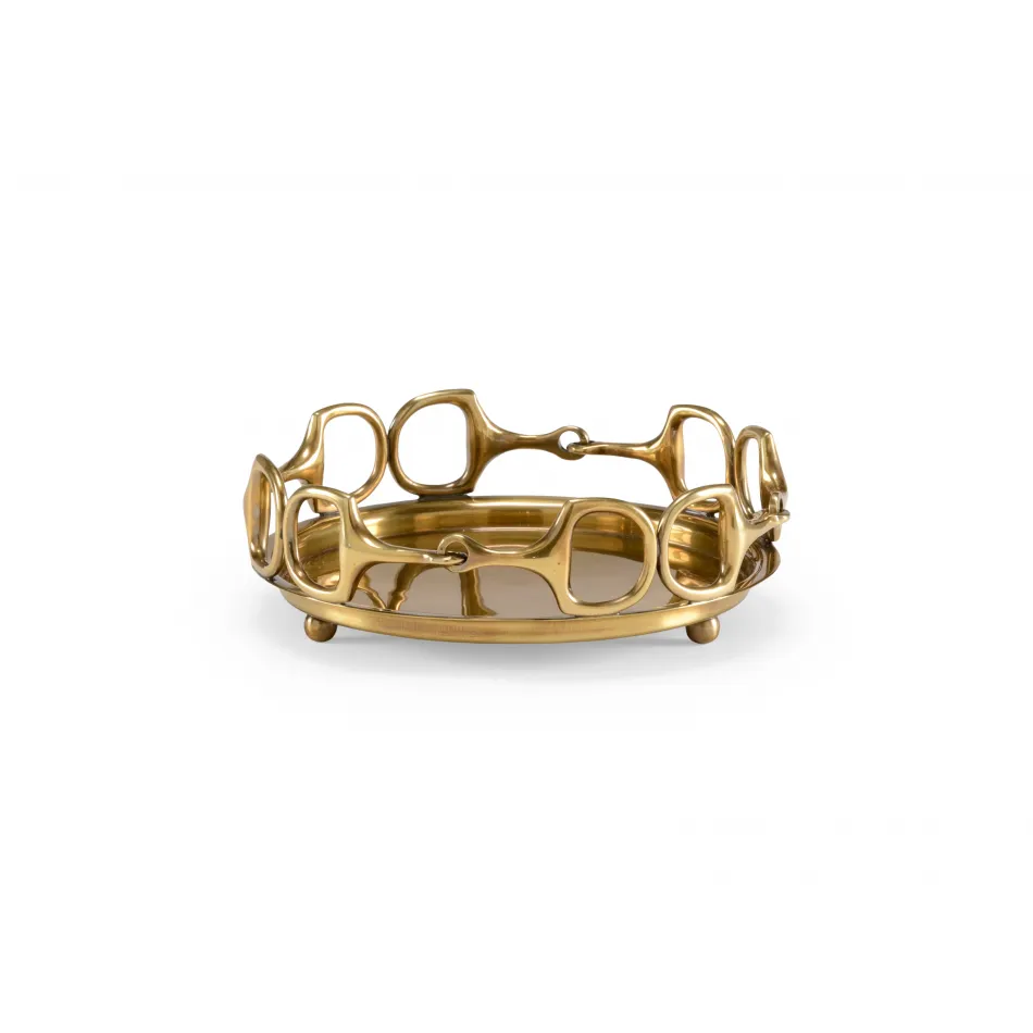Stirrups Tray Brass Small