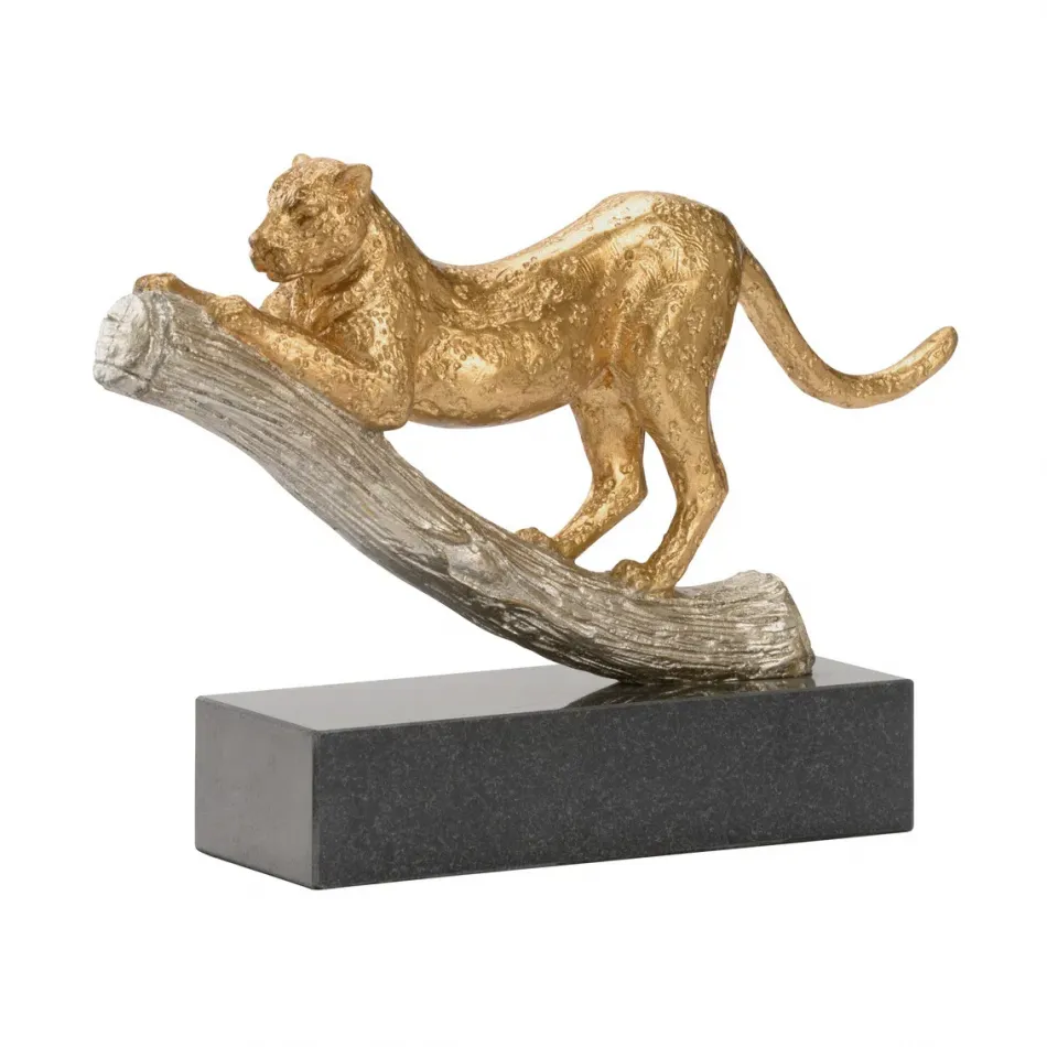 Leopard On The Hunt Gold
