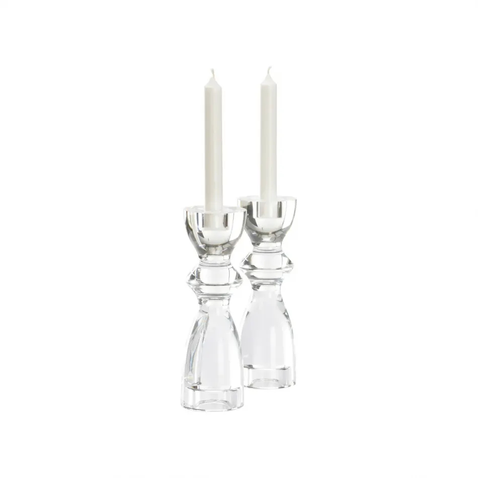 Gris Candlesticks Pair