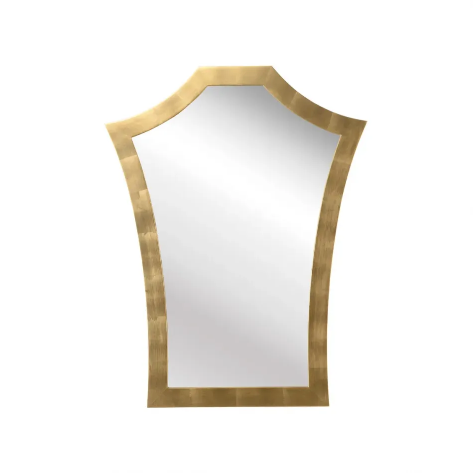Serafina Mirror Gold Leaf