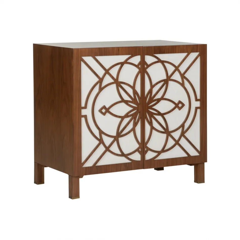 Flower of Life Brown Cabinet
