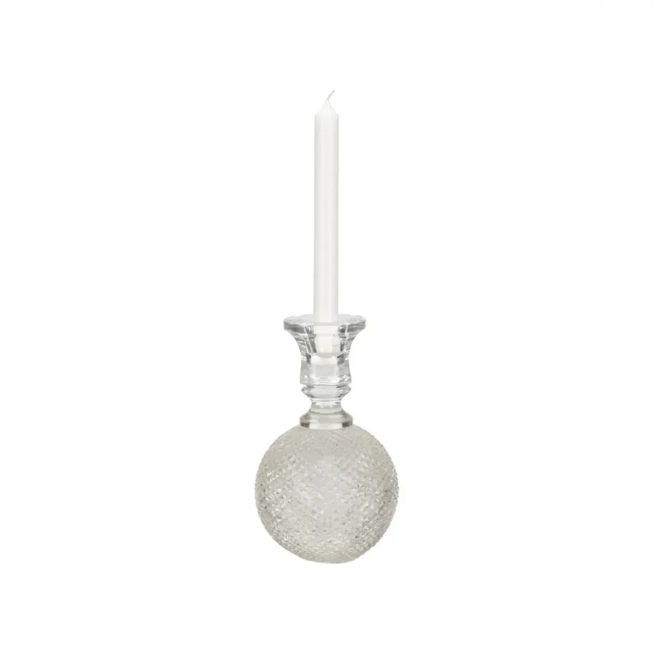Glass Round Candleholder