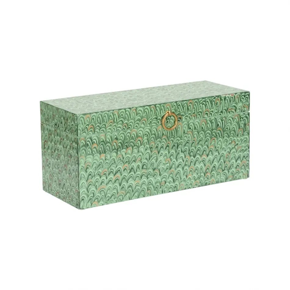 Tanzin Green Marble Box