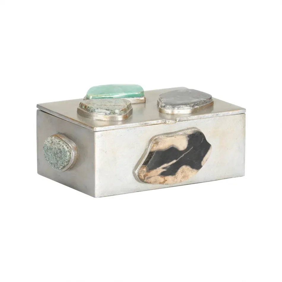 Caribbean Gold Rectangular Jewelry Box