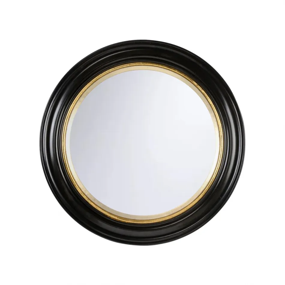 Midnight Circular Round Mirror