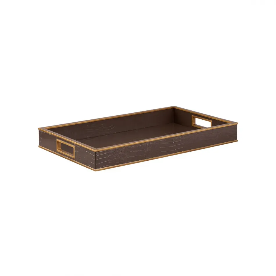 Reddington Brown Croco Tray