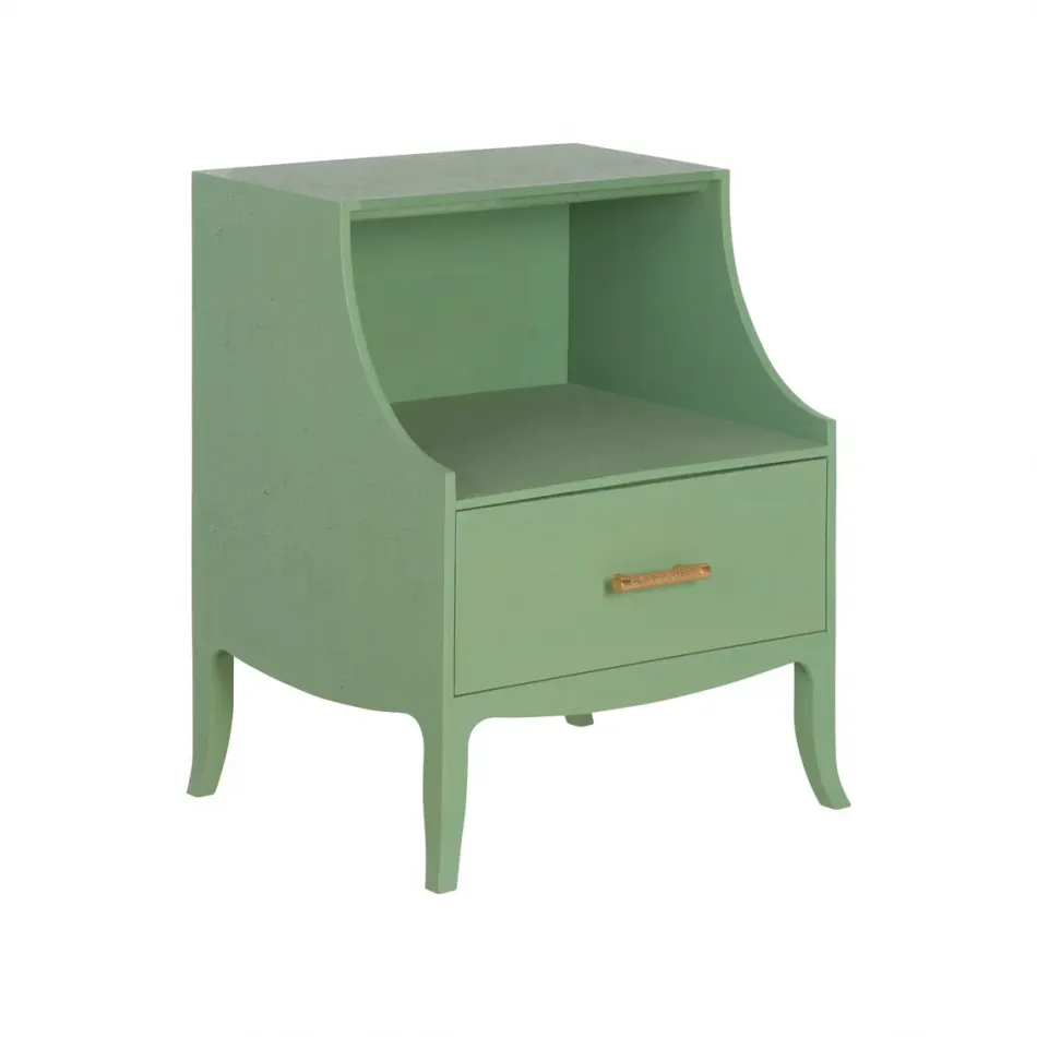 George III Green Bedside Table