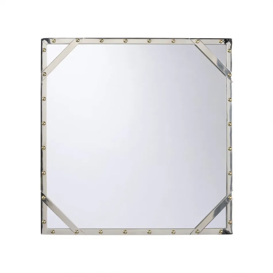 Rivet Square Mirror Small