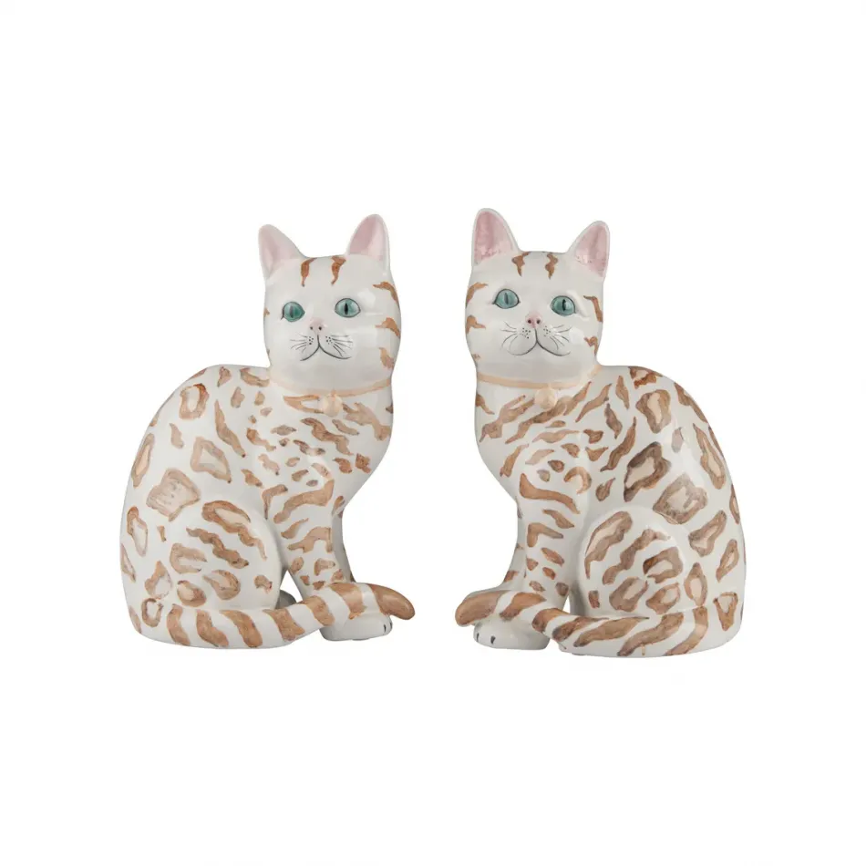 Coco Cat Statues Pair