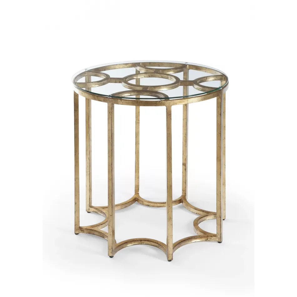 Lisette Side Table Gold