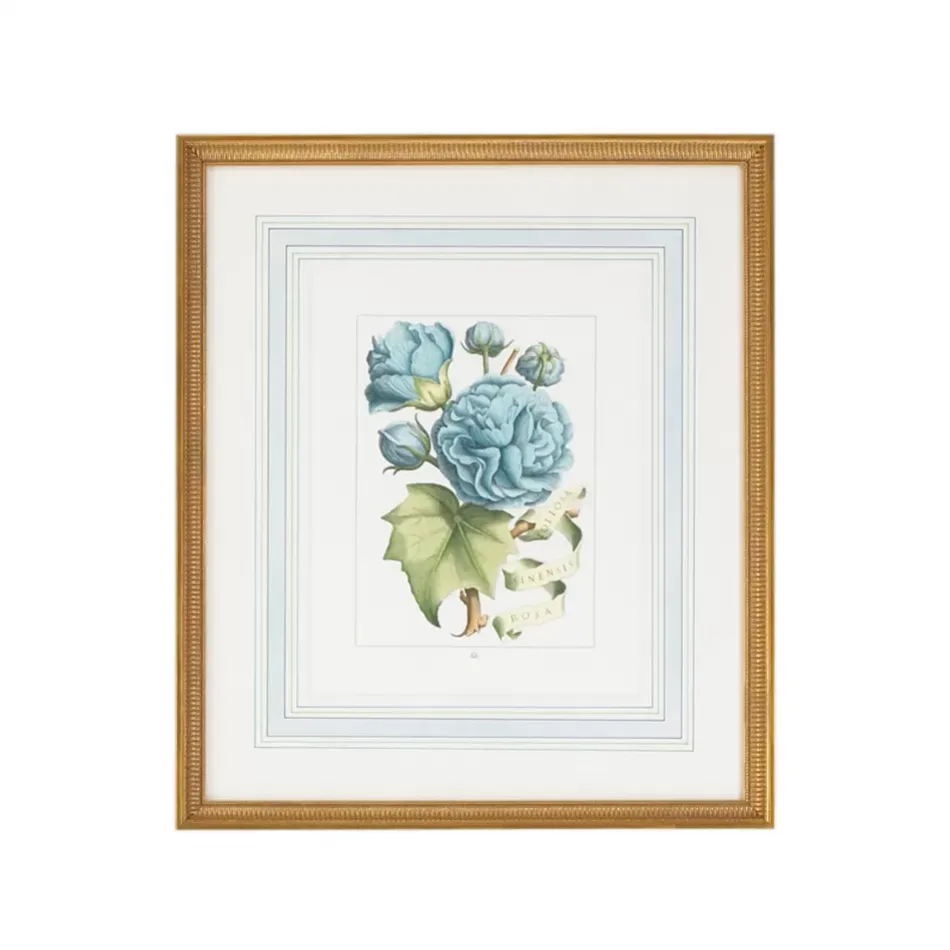 Bl Floral W/Ribbon-B