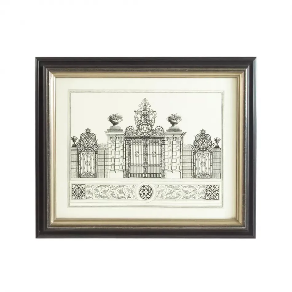 Grand Garden Gate IV Lithograph Print